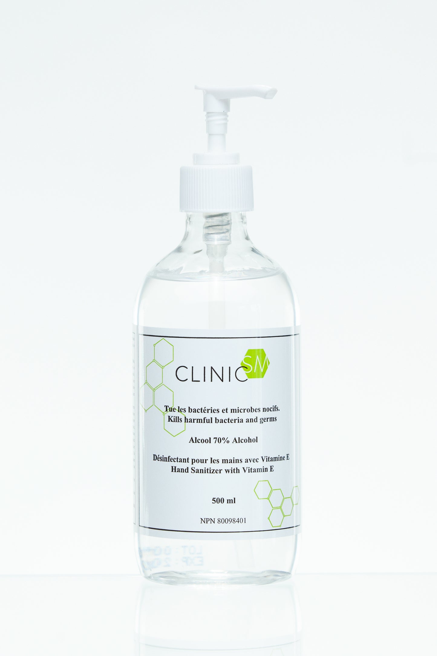 Gel désinfectant pour les mains 500ml 3 bouteilles ($7.00 chaque)